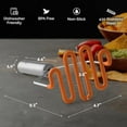 thumbnail image 2 of Zulay Kitchen Non-Scratch Potato Masher – Heavy-Duty Stainless Steel & Silicone Hand Masher for Smooth Mashed Potatoes, Avocados & More – Durable & Easy to Clean Kitchen Tool, 2 of 8