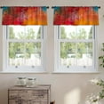 thumbnail image 2 of LALILO Kitchen Curtain Valance Shot Aqua Sea Water Surface Rod Pocket Window Curtain 52"x 18" Set of 2, 2 of 7