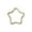 PVD Gold, variant on BodyJewelryOnline G23 implant Grade Titanium 18G Clicker Star Hinged Segment Hoop Rings Septum Jewelry 10mm 8mm