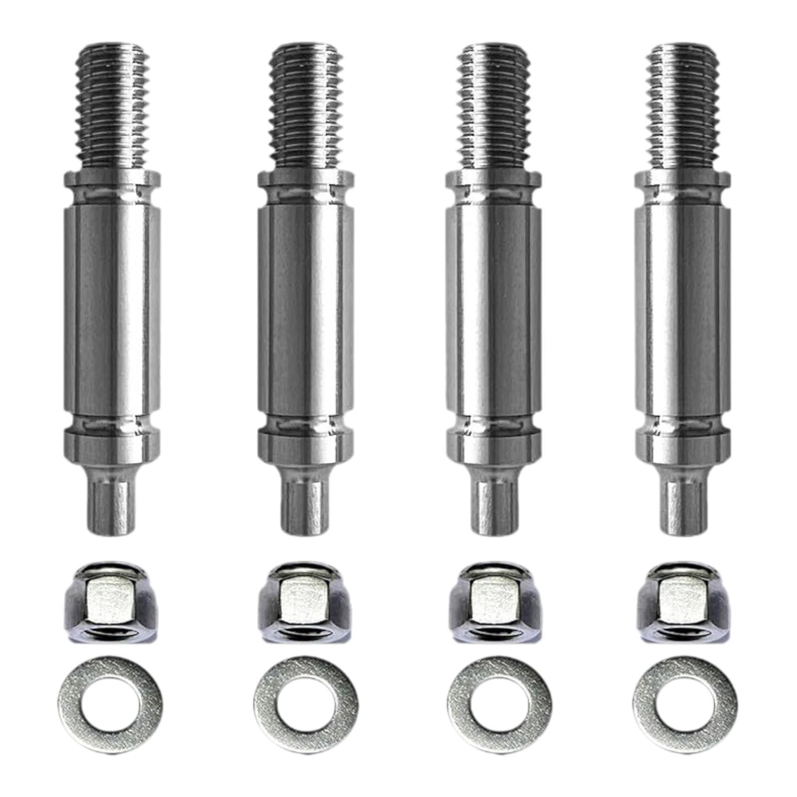 Esquirla 4Pcs Dryer Drum Support Roller Shaft Accessories 1878666.3 Wear Resistant High Performance Sturdy Professional Alloy Steel