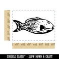 thumbnail image 2 of Beaky Parrot Fish Rectangle Rubber Stamp Stamping Scrapbooking Crafting - Small 1.7in, 2 of 7