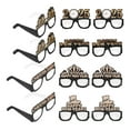 thumbnail image 4 of Toyvian 12Pcs Multi Color New Year Glasses 2025 Party Eyeglasses Photo Accessories, 4 of 8