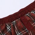thumbnail image 5 of Tennis Skirts for Women Plaid Printed High Waisted Sports Butterfly Shorts Tummy Control Comfort Butterfly Skorts with Pockets,Red,XL, 5 of 6
