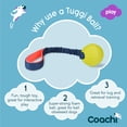 thumbnail image 2 of Pelota interactiva para perros Coachi Tuggi para tira y afloja, 2 of 7