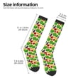 thumbnail image 5 of Easygdp Vegetable Soccer Socks Sport Knee High Socks Calf Compression Athletic Socks for Men and Women, 5 of 9