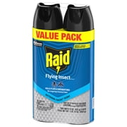Raid Flying Insect Killer Bug Spray 7, Get Rid of Flies & Other Bugs Indoors & Out, 15 oz, 2 Count