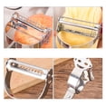 thumbnail image 4 of stanreset Stainless Steel Reusable Washable Hand Held Hanging Hole Vegetable Zester Indoor Kitchen Culinary Slicing Tool, 4 of 8