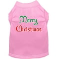 thumbnail image 5 of Christmas Screenprinted Dog Shirt, "Merry Christmas", 5 of 11