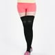 thumbnail image 3 of Calcetines hasta el muslo de lana de invierno para mujeres y niñas, medias cálidas y gruesas, calcetines por encima de la rodilla (negro), 3 of 5