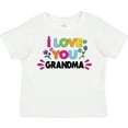thumbnail image 3 of Inktastic I Love You Grandma with Flowers Girls Toddler T-Shirt, 3 of 5