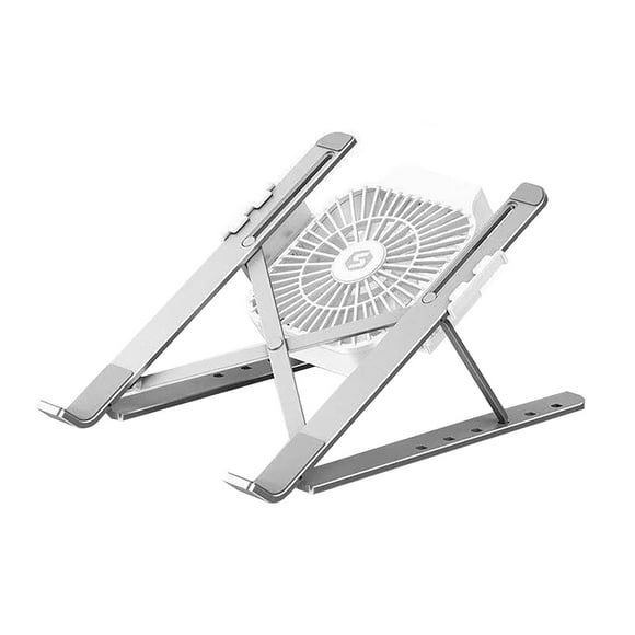 TopLLC Laptop Holder With Fan Portable Foldable Notebook Stand Computer Tray