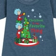 thumbnail image 3 of The Cat in the Hat - Christmas Is A Family Thing - Toddler And Youth Girls Fleece Dress, 3 of 5