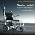 thumbnail image 3 of Fold & Travel Mobility Lightweight Foldable Electric Wheelchair for seniors | Portable, Travel-Friendly, Long Range, 250w Motors, 265lbs Capacity, Easy Storage & User-Friendly, 3 of 9