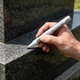 thumbnail image 5 of Bomd Golden Tombstone Marker Pen, Waterproof Stone Touch-up Pen for Restoring Faded Grave Inscriptions, Oil-Based Tombstone Repair Paint Marker Pens, Weather-Resistant, Strong Coverage, 5 of 7