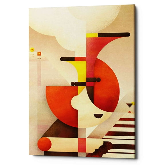 Epic Graffiti 'Jazzman' by Antony Squizzato, Canvas Wall Art, 12"x16"