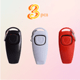 thumbnail image 1 of Estbridge 3pcs Dog Training Clicker & Whistle 2-in-1 Training Pointer for Dogs - Durable Plastic Training Device with Ergonomic Handle  Portable Outdoor Safety Alert for Corrective Behavi, 1 of 6