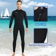 thumbnail image 3 of Owntop 3mm Neoprene Full Wetsuit, Long Sleeve, UPF50+, Thermal Swimwear for Men, Women, Youth, 3 of 7
