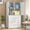 White, variant on UWR-Nite Cube Storage Organizer, 8- Cube DIY Plastic Closet Cabinet, Modular Book Shelf Organizer Units, Storage Shelving Ideal for Bedroom Living Room Office with Doors