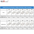 thumbnail image 3 of JRready ST6406 6Pairs Molex 2 Pin Connector Kit 062" Circuits Housing 3.68mm Pitch Crimp Terminals 18-24AWG Pins Sockets Standard 03061023 03062023 Wire Connectors, 3 of 4
