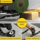 thumbnail image 3 of Titanguard Pro Bike Lock,Titan Guard Foldable Chain Lock,Bike Loc-k Combination, 3 of 5