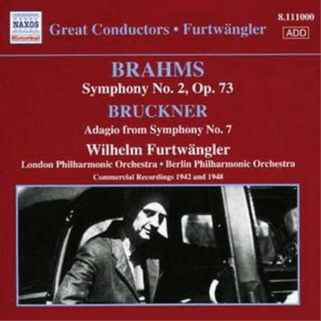Symphony No. 2/adagio from Symphony No. 7 (Furtwangler) Johannes Brahms (CD)
