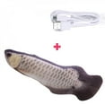 thumbnail image 4 of AMERTEER 50% Off! 30CM Cat Toy Simulation Fish Toy Cat Mint USB Charging Silver Arowana, 4 of 6