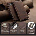 thumbnail image 2 of TECH CIRCLE for Google Pixel 8 2023 Phone Cover,Retro Classic Fashion Shockproof Full Protective Case Magnetic Closure Folding Card Slots Stand Wallet Shell for Google Pixel 8 6.2" 2023, Coffee, 2 of 11