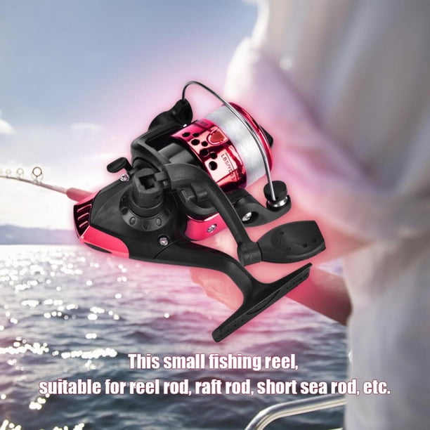 Carrete de Pesca Spinning, Carrete de Pesca Pesca Barcos Ancla de Mar Ca?a de Pescar Spinning Carretes, 3colors (Rojo) Ecomeon no