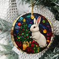 thumbnail image 2 of Rabbit Christmas Ornaments, Rabbit Ornament, Rabbit Christmas Décor, Rabbit Xmas Decorations 0ySjX5, 2 of 5
