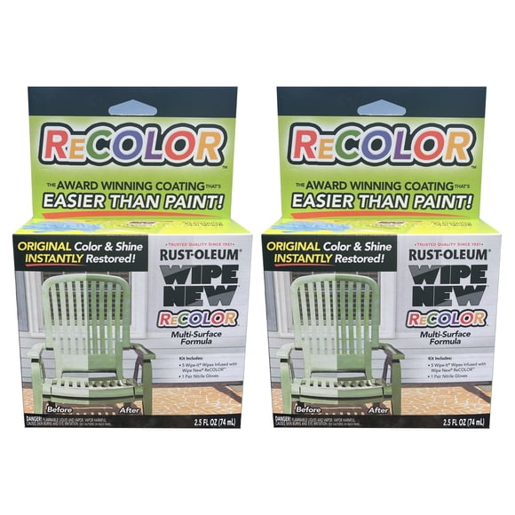 Wipe New Recolor Restorer Any Furniture Colors 2 Set