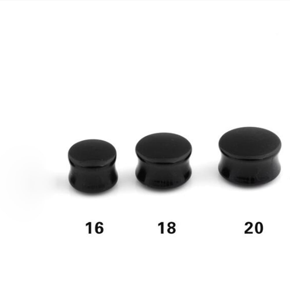 12pcs Cylinder Shaped Ear Tunnels Plugs Ear Stretchers Expanders