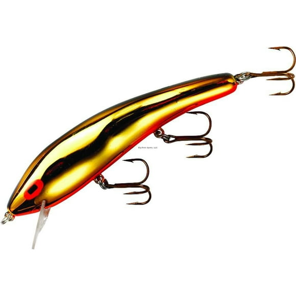 Cotton Cordell C8598 Ripplin' Red Fin 4 1/2" 3/8 oz Gold/Orange, Floating, Floating, Diving to 3 feet
