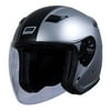 TORC Unisex-Adult Full Face helmet (Flat Black Scramble Hiviz, Medium)