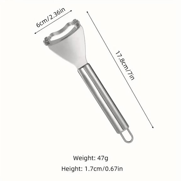 Stainless Steel Corn Peeler, Ergonomic Corn Cob Stripper Tool & Vegetable Peeler for Corn Kernel Removal and Cooking Prep