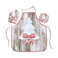 thumbnail image 1 of YHAIOGS Customized Aprons for Men Christmas Idea: Festive Kitchen Cute Apron Heat Set, 1 of 5