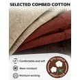 thumbnail image 4 of CLOSEMATE Womens Thin Crew Socks Soft Combed Cotton Comfortable Casual Everyday Wear Socks 5 Pairs (Multicolor-01, Size M), 4 of 7