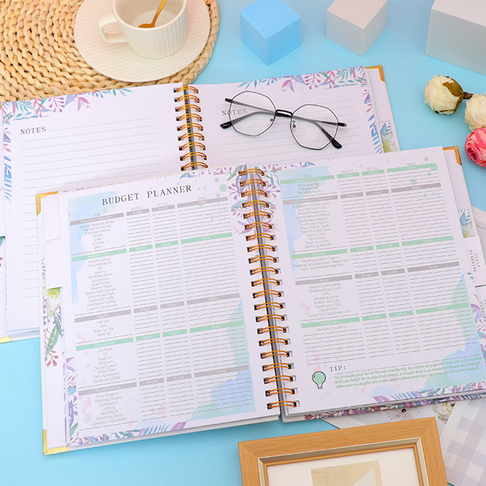 Nkmbld Wedding Spiral Notebooks Wedding Planner Bride's Wedding Coil Planner