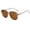 Beige, variant on Oversized Sunglasses for Women, Large Frame Retro Sun Glasses, Face Slimming UV Protection Shades for Driving & Daily Wear, Khaki, One Size