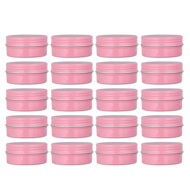 MasteelfCA 20Pcs Empty Refillable Makeup Cosmetic Container Sample Cream Lotion Jars Box