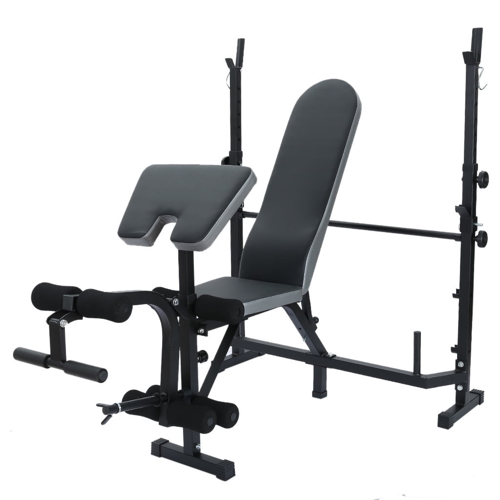 Dumbbell Bench Weightlifting Bench Multifunctional Home Gyms Fitness Machine with Preacher Curl Leg &Crunch Handle Dumbbell Bench Weightlifting Bench Multifunctional Home Gyms Fitness Machine with Preacher Curl Leg &Crunch Handle