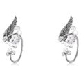 thumbnail image 1 of sweethay Chic Elf Pearl Hollowed Leaf Cosplay Fairy Ear Cuffs Pendientes góticos Joyería Accesorios de disfraces Escalador Halloween Type1 NO1, 1 of 6