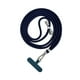 thumbnail image 3 of Cordón para teléfono universal desmontable de nailon para el cuello, sistema de sujeción de seguridad Azul oscuro, 3 of 7