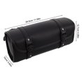 thumbnail image 2 of unbranded Bolsa De Herramientas Impermeable Para Motocicleta Cilíndrico Negro Con Cierre De, 2 of 6