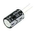 thumbnail image 4 of Uxcell Electrolytic Capacitor Aluminum Radial High Frequency 0.1UF 50V 105 Celsius Life 3000H 4 x 7mm High Ripple Current,Low Impedance 15Pcs, 4 of 6