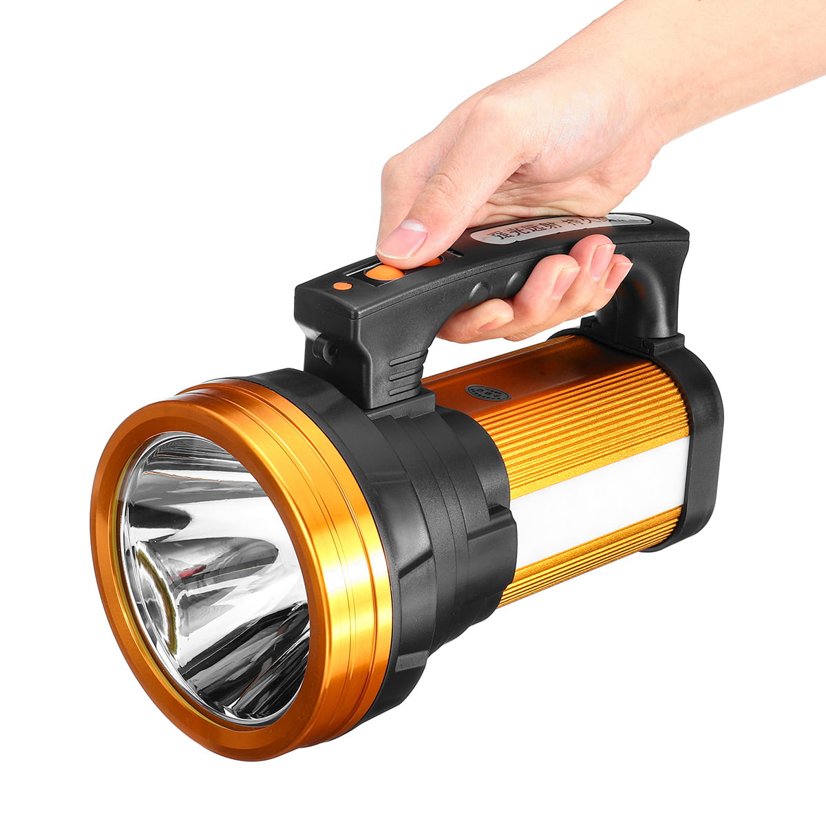 Shockproof Rubberized 9 LED Mini  Flashlight  Super Bright 30 Lumen Be Safe 