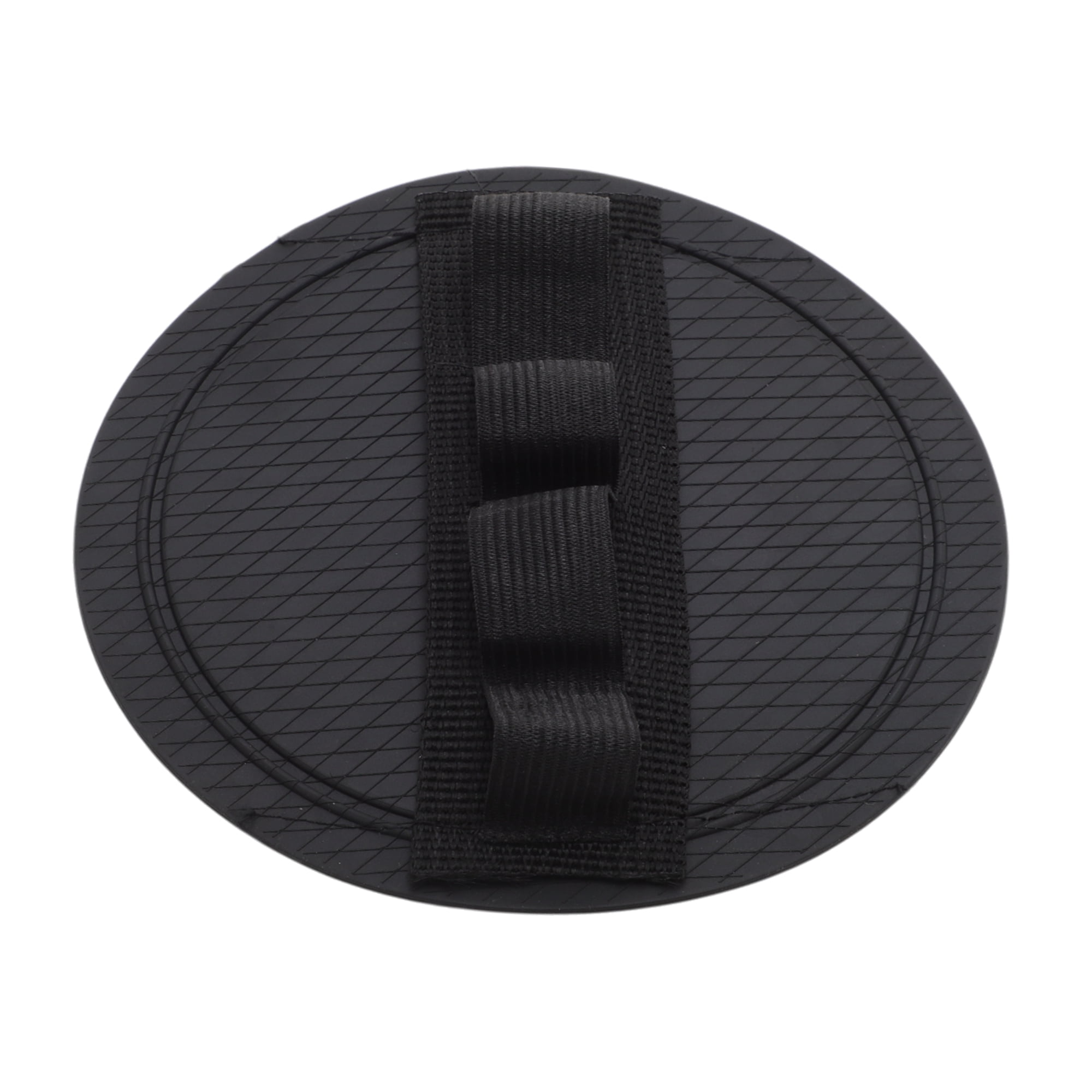 Unique Bargains 1pc Convenient Round Bath Scrubber for Cleaning and Massage Black