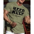 thumbnail image 2 of Gymish Keep Pushing Workout T-Shirt – Funny Gym Shirt for Men, Lifting Tee, Deadlift T-Shirt, Men’s Workout Apparel, Athletic Gym Wear, 2 of 6