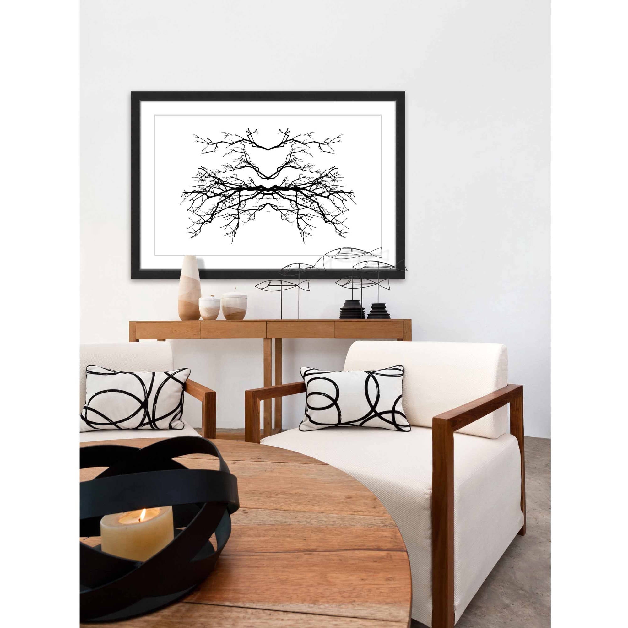 "Assemblage" Framed Painting Print