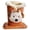 Dog, variant on Slccxzc PU Leather Desktop Eyeglasses Holder Stand Cute Animal Theme with Base