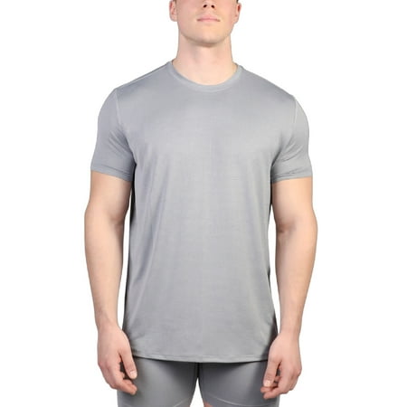 Athletic Works Mens Mesh Crew Tee, 2 pack